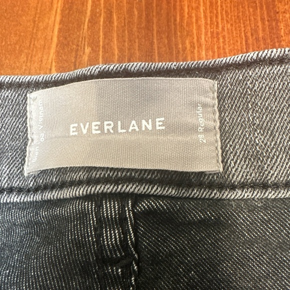 EVERLANE Size 28 Ankle Jeans Authentic Stretch Mid Rise Women Skinny Grey Denim - Picture 3 of 13